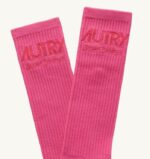 女性 F40RH153 Autry スーパーヴィンテージ ロゴ ソックス ピンク - 画像 (3)