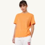 女性 F40RH275 Autry スーパーヴィンテージ クルーネック Tシャツ オレンジ