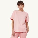 女性 F40RH279 Autry スーパーヴィンテージ クルーネック Tシャツ ピンク