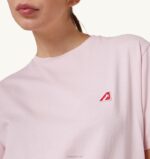 女性 F40RH280 Autry テニス クルーネック Tシャツ ピンク - 画像 (3)