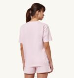 女性 F40RH290 Autry テニスアカデミー クルーネックTシャツ ピンク - 画像 (2)