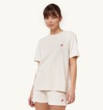 女性 F40RH291 Autry テニス クルーネック Tシャツ アイボリー ホワイト