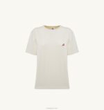 女性 F40RH291 Autry テニス クルーネック Tシャツ アイボリー ホワイト - 画像 (4)