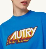 女性 F40RH292 Autry aerobic ロゴ Tシャツ bluette - 画像 (3)