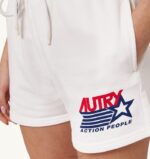 女性 F40RH307 Autry アイコニック ロゴ ショーツ ホワイト - 画像 (4)