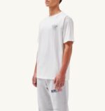 男性 F40RH117 Autry リバティ プリント クルーネック Tシャツ ホワイト - 画像 (2)