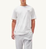 男性 F40RH117 Autry リバティ プリント クルーネック Tシャツ ホワイト