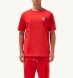 男性 F40RH118 Autry アイコニックなクルーネックTシャツ レッド