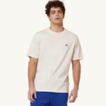 男性 F40RH94 Autry テニス クルーネック Tシャツ ホワイト