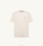 男性 F40RH94 Autry テニス クルーネック Tシャツ ホワイト - 画像 (4)