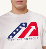 男性 F40RH96 Autry アイコニックなクルーネックTシャツ ホワイト - 画像 (3)