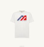 男性 F40RH96 Autry アイコニックなクルーネックTシャツ ホワイト - 画像 (4)